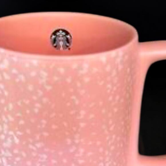 Starbucks Textured/Speckled Pink Coffee Mug/Cup 2019 Matte 12oz Valentine’s Day - Picture 3 of 6
